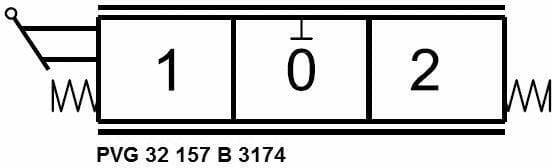 Pièces agricoles - Hydraulique - Comm. manuelle mécanique 157-B-3174