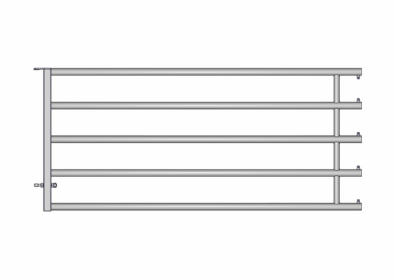 Materiels - Cage de contention - PACK DE 12 ARRIERES EX5 3/4M L.2.50M