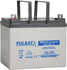 Pièces agricoles - Eclairage - Batterie GEL 12 V 31 Ah