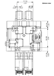 Pièces agricoles - Hydraulique - Vanne de régulation DLM122/2 Can-bus