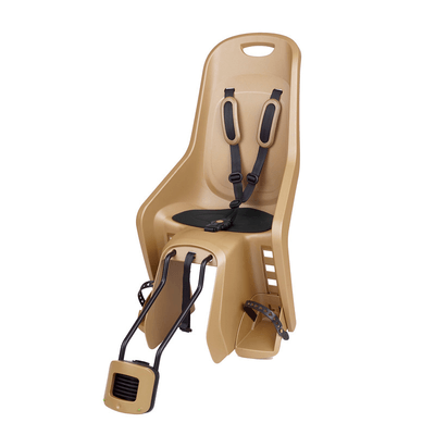 Pièces Quad & Motos - Vélo - Siège enfant de vélo arrière POLISPORT Bubbly Maxi Plus FF 29" fixation cadre - doré/noir