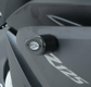 Tampons de protection R&G RACING Aero noir Yamaha YZF-R125