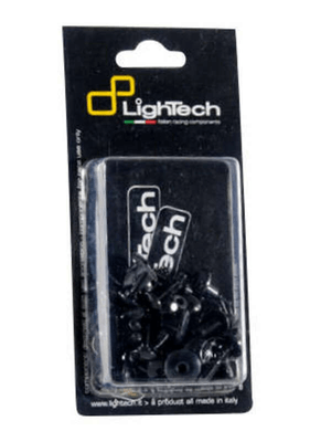 Pièces Quad & Motos - Pièces communes - Kit vis de carénage LIGHTECH Ergal noir Yamaha T-Max 530