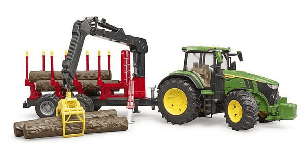 Loisirs - Jouets - John Deere 7R 350 avec remorque à grumes