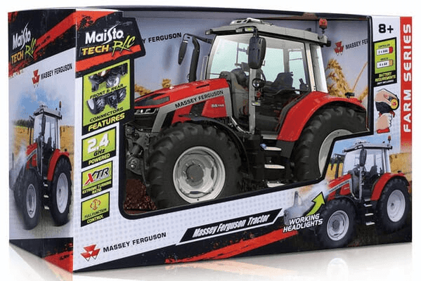 Loisirs - Jouets - Tracteur Massey Fergusin 5SD.145 avec chasse-neige 2,4 GHz