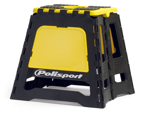 Pièces Quad & Motos - Transport - Garage - Paddock - Lève-moto fixe POLISPORT repliable jaune RM/noir