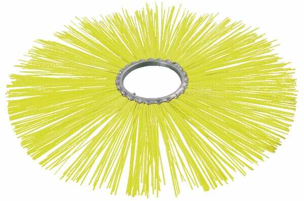 Pièces agricoles - Aménagements paysagers - Brosse rotative 600/178 poly jaune
