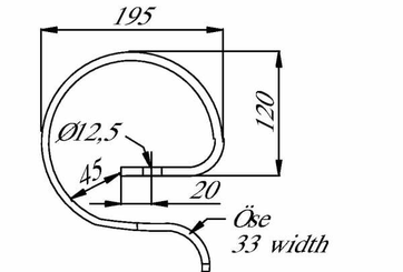 Pièces agricoles - Travail du sol - Ressort de soutien 32mmx10mm
