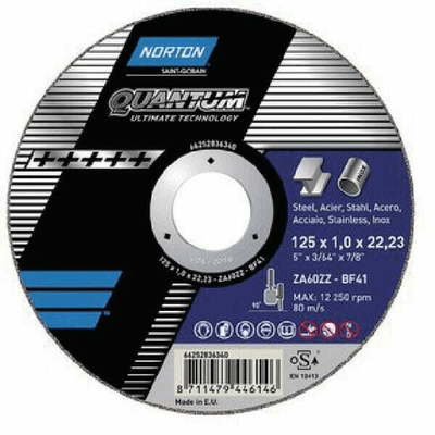 Outils - Outils divers - Disque à couper déporté Quantum3 125x0,8 mm