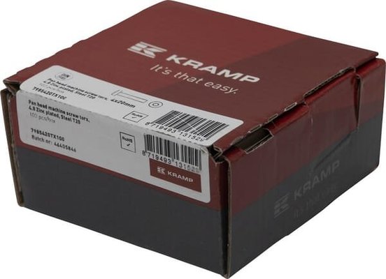 Pièces agricoles - Fasteners - Vis à tête cylindrique 4x20 torx DIN7985