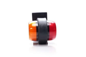 Pièces agricoles - Eclairage - Feu de gabarit arrière LED, fixe, rouge/orange, 12-24 V, 108 x 98 x 79 mm