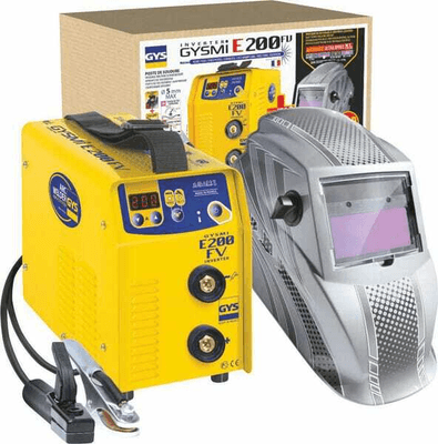 Pièces agricoles - Outils atelier - Poste à souder Inverter GYSMI E200 FV + masque