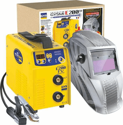 Pièces agricoles - Outils atelier - Poste à souder Inverter GYSMI E200 FV + masque