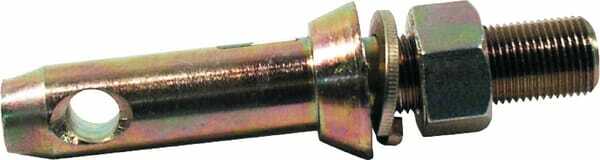 Pièces agricoles - Tracteur pièce adaptable - Axe de bras inférieur 22x137mm filetage: 3/4"x48mm Cat.1 Kramp