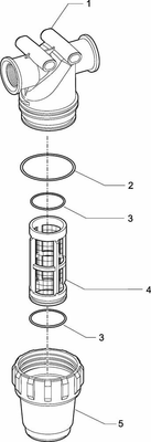 Pièces agricoles - Pièce Pulvérisateur - Filtre de pression 1/2"