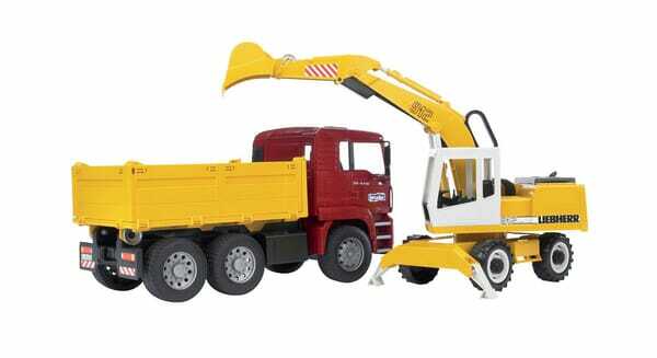 Loisirs - Jouets - MAN Camion et Excavatrice