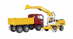 MAN Camion et Excavatrice