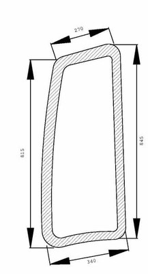 Pièces agricoles - Tracteur pièce adaptable - Vitre latérale fixe