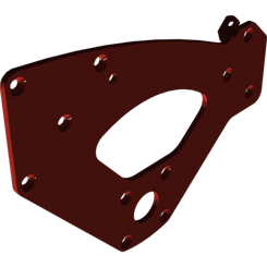 Pièces agricoles - Pièce divers - plaque latérale D -peinte-