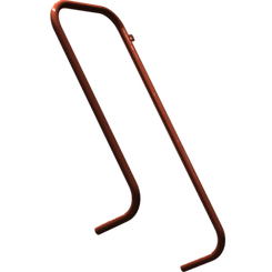 Pièces agricoles - Pièce divers - garde-corps soudé au droit -peint-