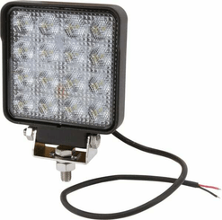 Pièces agricoles - Eclairage - Phare de travail LED 25W, 3040lm,carré 25W 2500lm, 10/30V, 108x48x108mm faisceau large 16 LED Kramp