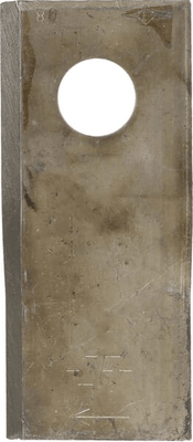 Pièces agricoles - Machines - Lame tondeuse D 110x48x4mm alésage Ø19mm