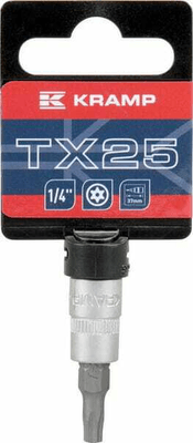 Outils - Outils divers - Douille de tournevis 1/4" Torx TX 25