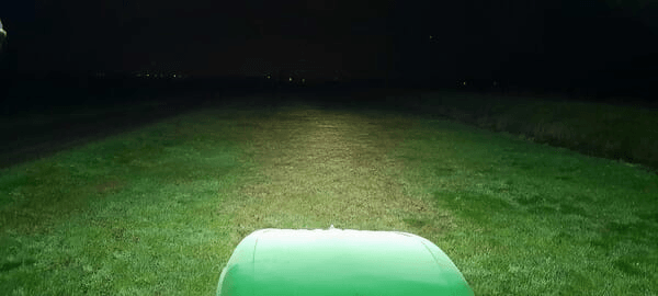 Pièces agricoles - Eclairage - Phare de travail LED, 40W, 4000lm, rond, 10/30V, Ø 90mm, prise H11/Deutsch, faisceau spot, 4 LED, Kramp