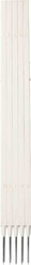 Pièces agricoles - Cloture,Jardin & Sylviculture - Piquet plastique, double dent, 102 cm 5 pièces