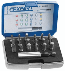 Outils - Outils divers - Boîte d'emb. + acc. 1/4" 19pcs