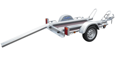Materiels - Remorque voiture - PETIT CHASSIS SEUL 178x126 PTAC 500 kg partiellement démontée