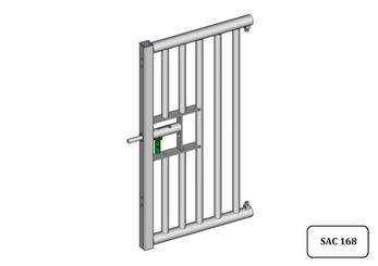 Accessoires et options matériel  - Matériel d'élevage - autre - AVANT DE PORTILLON CHEVRE H.1.10M (fin de vie)