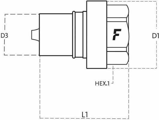 Pièces agricoles - Hydraulique - Coupleur mâle VVM 3/8 BSP