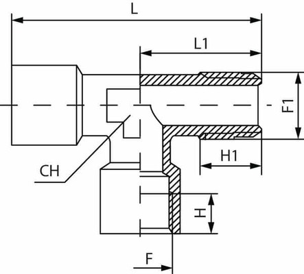 Pièces agricoles - Pièce pneumatique - Pièce en T