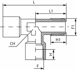 Pièces agricoles - Pièce pneumatique - Pièce en T