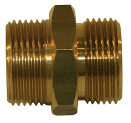 Pièces agricoles - Pièce Pulvérisateur - Raccord double laiton 3/4"