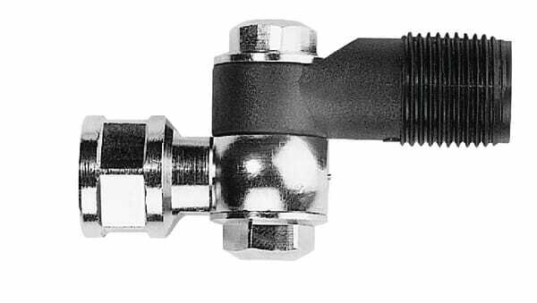 Pièces agricoles - Pièce Pulvérisateur - Articul. 1/4"fil.i.-3/8"fil.e.