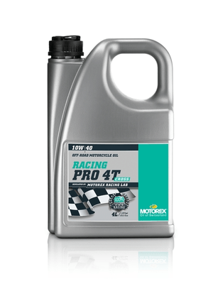 Pièces Quad & Motos - Lubrifiants et nettoyants - Huile moteur MOTOREX Racing Pro Cross 4T - 10W40 4L