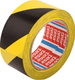 Ruban de signalisation de danger, marquage au sol, noir/jaune, 33m x 50mm Tesa®