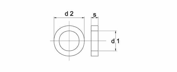 Pièces agricoles - Fasteners - Rondelle pour constructions métalliques chaud M16