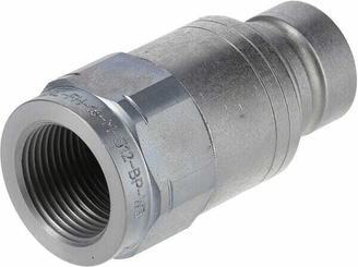 Pièces agricoles - Hydraulique - Coupleur face plane mâle 5/8- 3/4 BSP