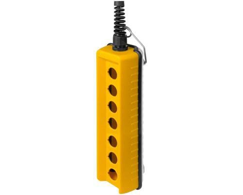 Pièces agricoles - Electricité - Station de commande à distance, télécommande, 7 trous, jaune