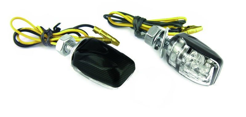 Pièces Quad & Motos - Equipement véhicule - Clignotants BIHR Micro 6 LED carbone universels