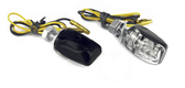 Clignotants BIHR Micro 6 LED carbone universels