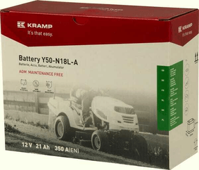 Pièces agricoles - Eclairage - Batterie 12V 21Ah 350A Kramp