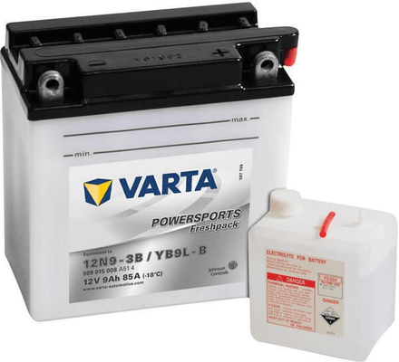Pièces agricoles - Eclairage - Batterie 12V 9Ah 85A Sports motorisés Freshpack VARTA
