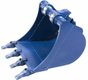 Godet de terrassement type MORIN, M0/ 02 450mm, dents Esco V13