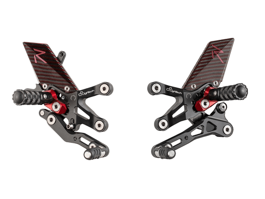 Pièces Quad & Motos - Equipement véhicule - Commandes reculées réglables LIGHTECH Racing - sélection standard/inversée
