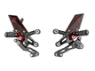 Commandes reculées réglables LIGHTECH Racing - sélection standard/inversée