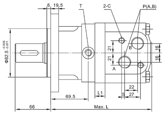 Pièces agricoles - Hydraulique - Moteur orbital 80cc Kramp